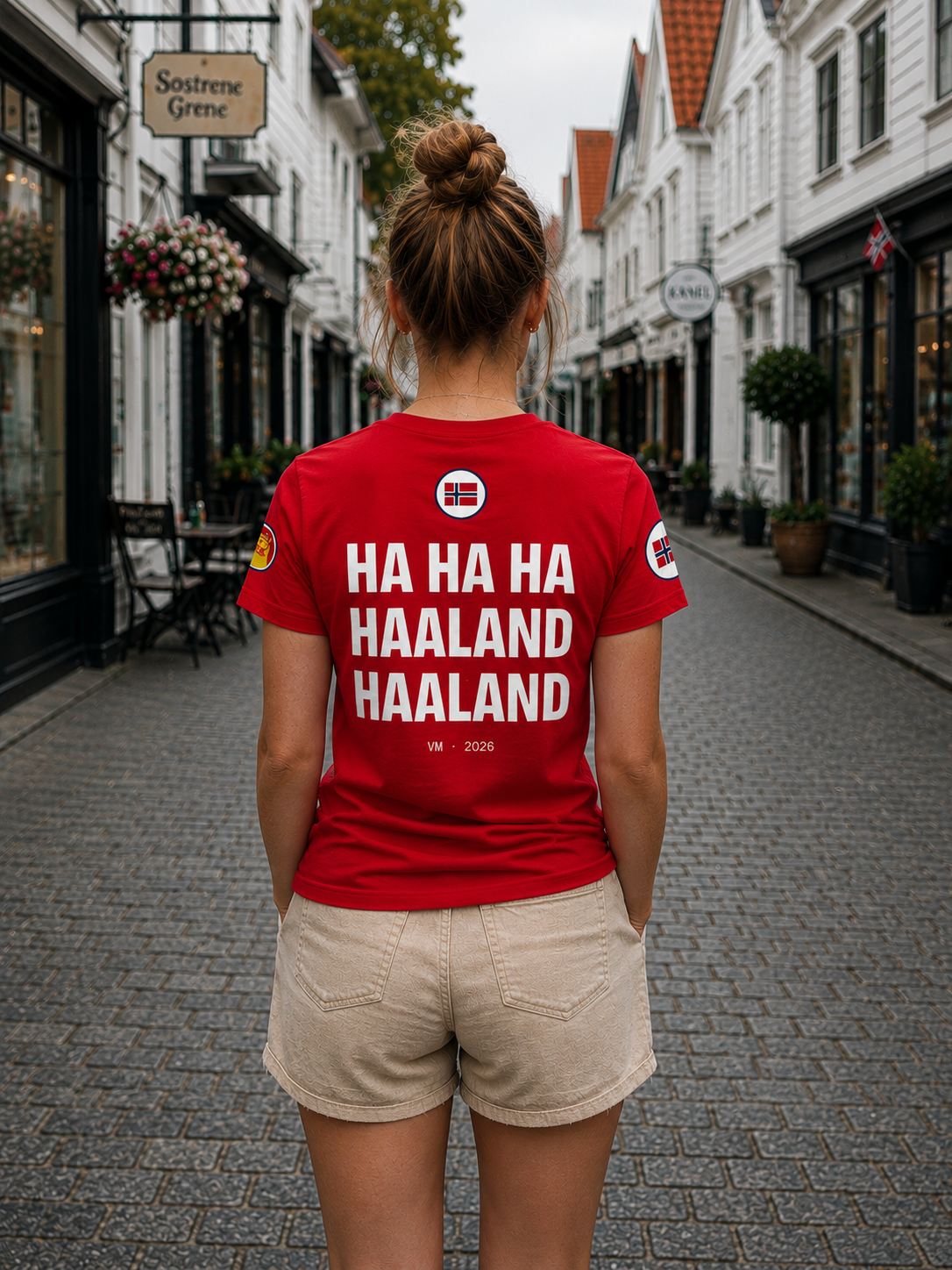 HA HA HA HAALAND HAALAND. | T-skjorte - Unisex
